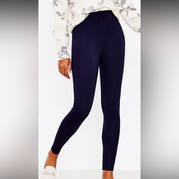 LOFT Pants - NWT Sculpt Leggings, size XS, Navy